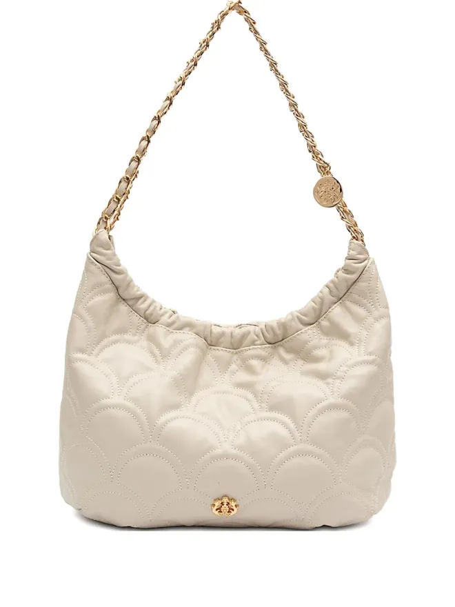 Isla Isla Sirena Cocoon scalloped chain shoulder bag - Neutralsの商品画像