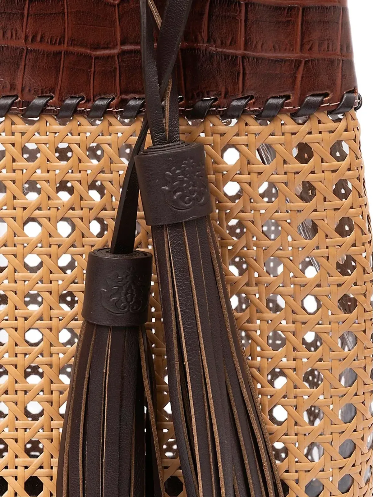 Isla セクスタヴァダ ウェーブン タッセル ショルダーバッグ - 画像4