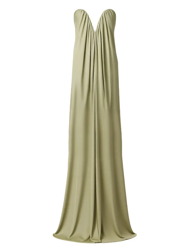 The New Arrivals Ilkyaz Ozel The New Arrivals Ilkyaz Ozel オリヴィエンヌ ハートネック マキシドレスの商品画像