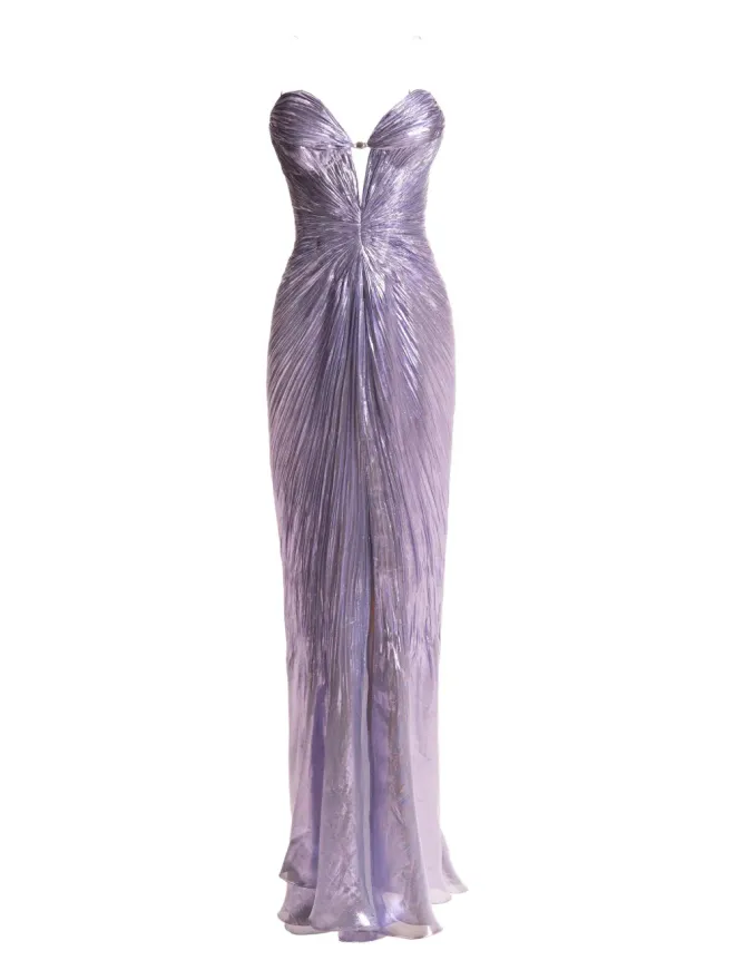 Maria Lucia Hohan Maria Lucia Hohan サラ メタリックエフェクト マキシドレスの商品画像