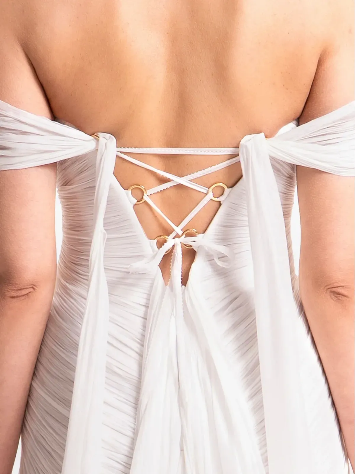 Maria Lucia Hohan Cassiopeia カットアウト レースアップ マキシドレス - 画像5