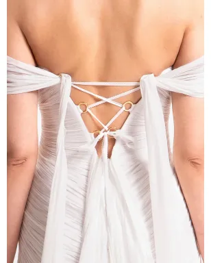 Maria Lucia Hohan Cassiopeia カットアウト レースアップ マキシドレス - サムネイル5