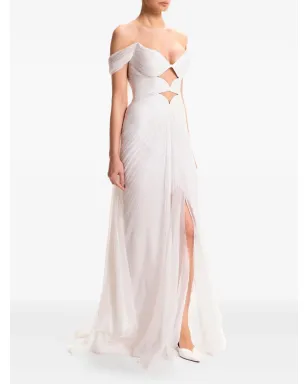 Maria Lucia Hohan Cassiopeia カットアウト レースアップ マキシドレス - サムネイル3