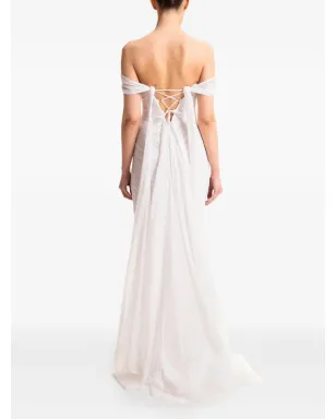 Maria Lucia Hohan Cassiopeia カットアウト レースアップ マキシドレス - サムネイル4