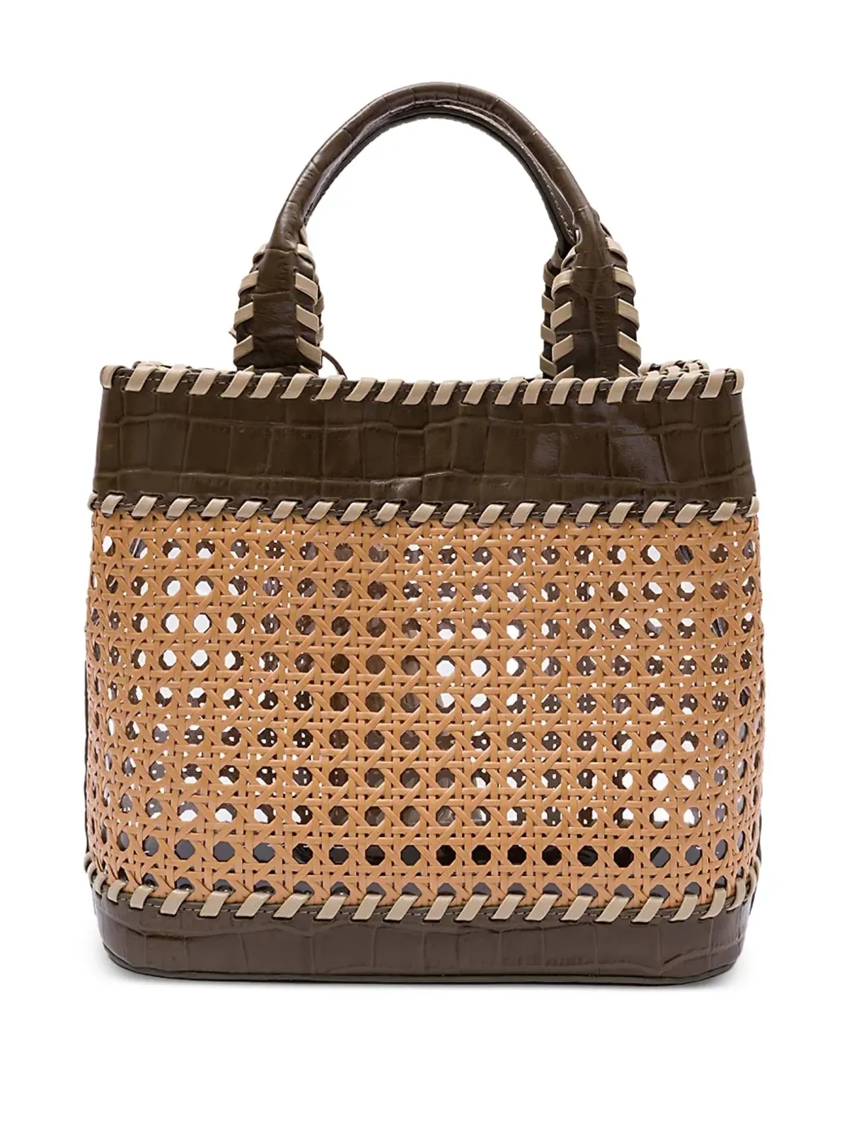 Isla Sextava woven tassel tote bag - 画像2