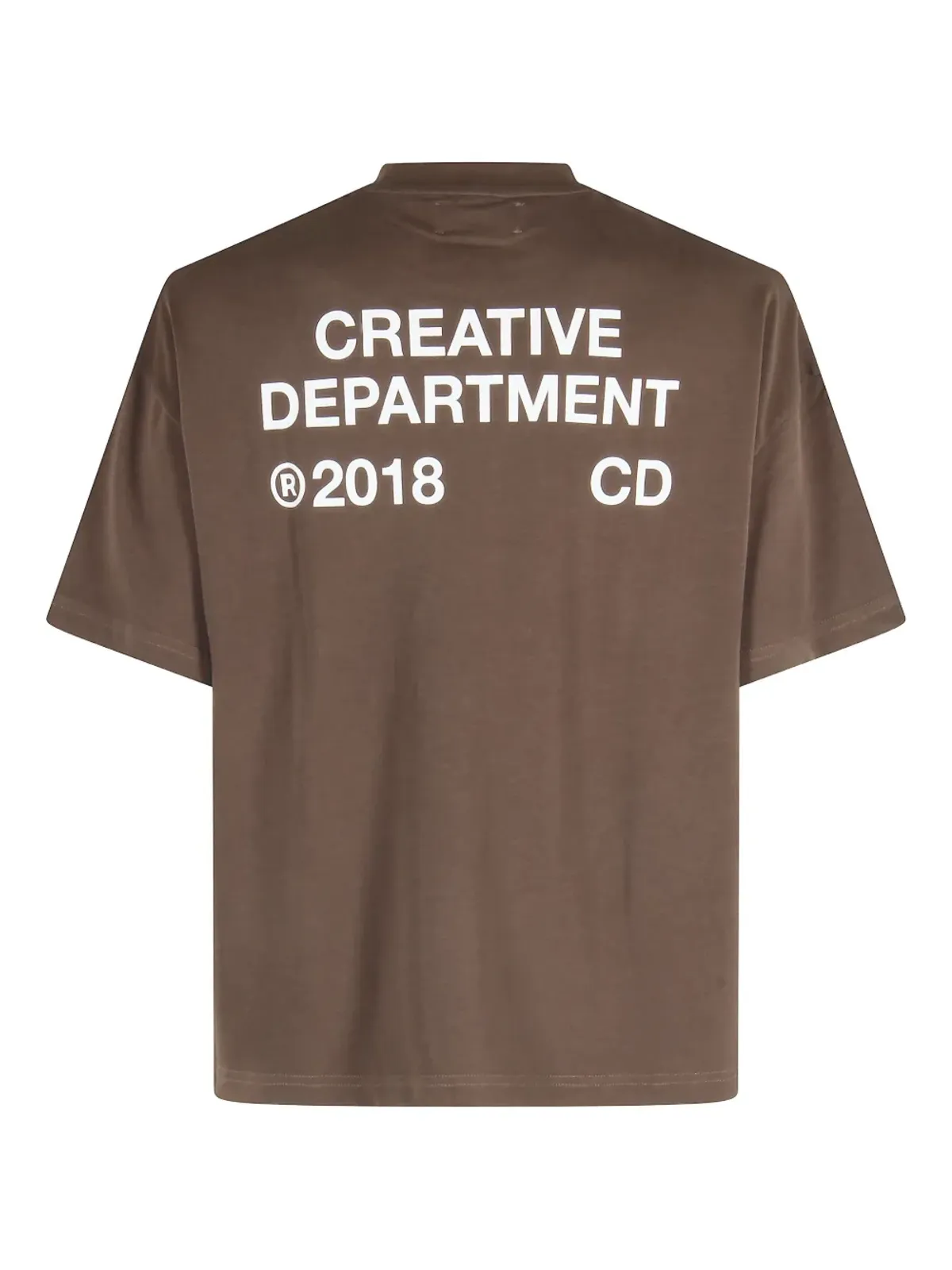 RETERNITY ロゴプリント コットン Tシャツ - ブラウン - 画像2