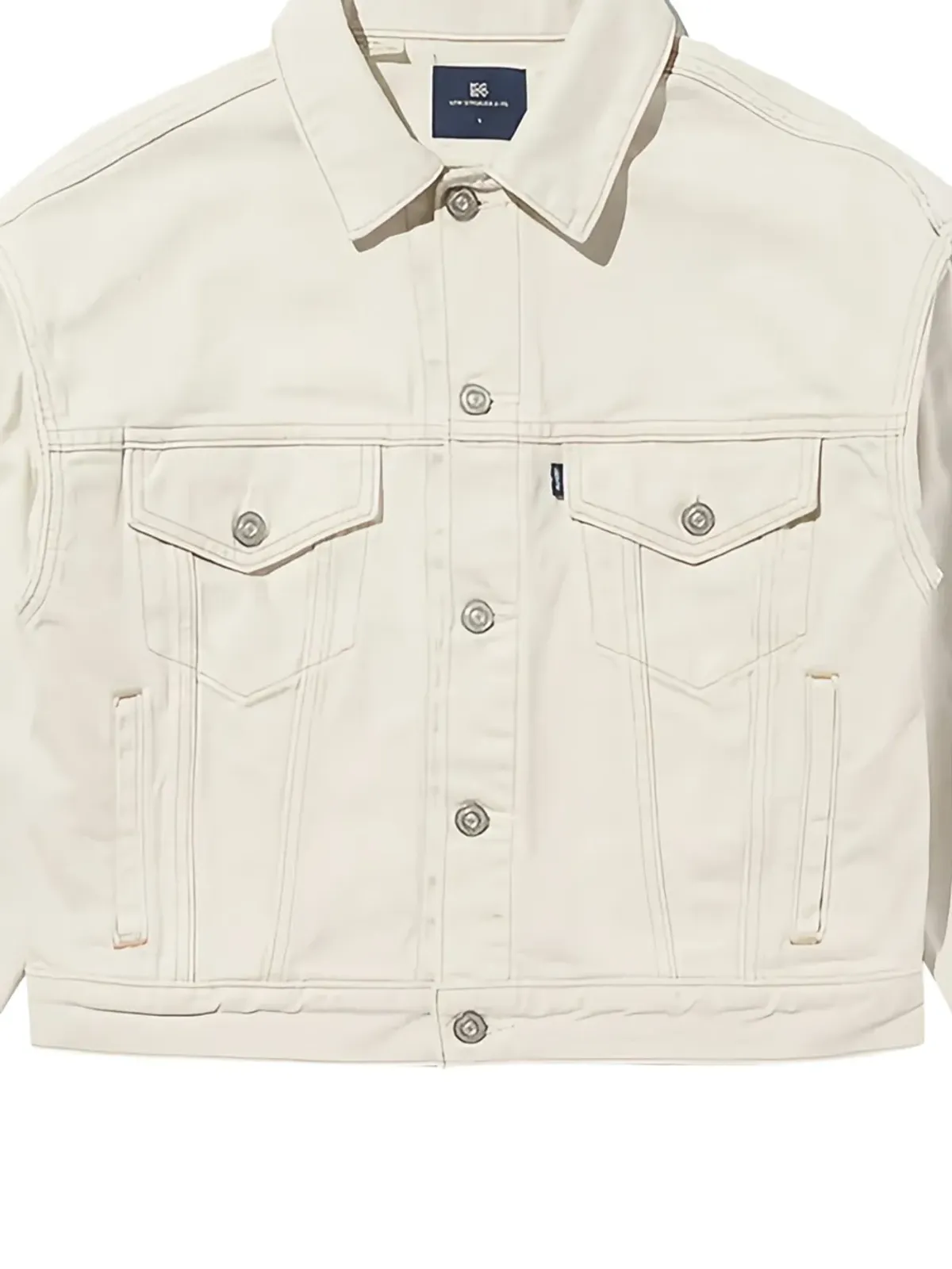 Levi's ブルー・タブ シャンクボタン留め ジャケット - ホワイト - 画像2
