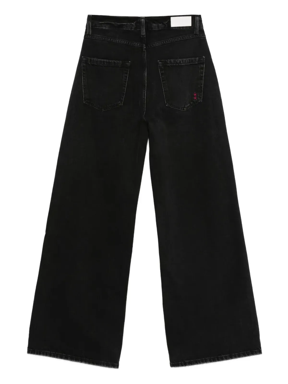 ICON DENIM コットンデニム ワイドレッグジーンズ - ブラック - 画像2
