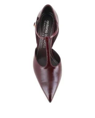Antonio Barbato Maestri Veneziani 70mm Tストラップバックルパンプス - サムネイル3