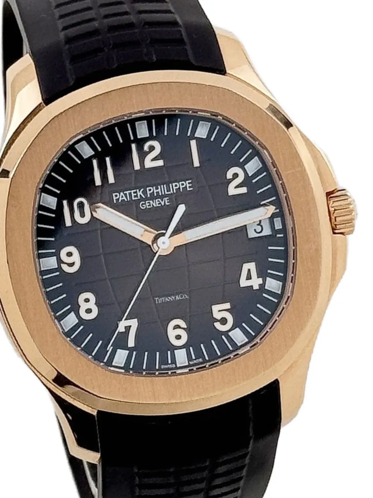 Patek Philippe Pre-Owned × Tiffany & Co. 2020 アクアノート 40mm - ブラウン - 画像3