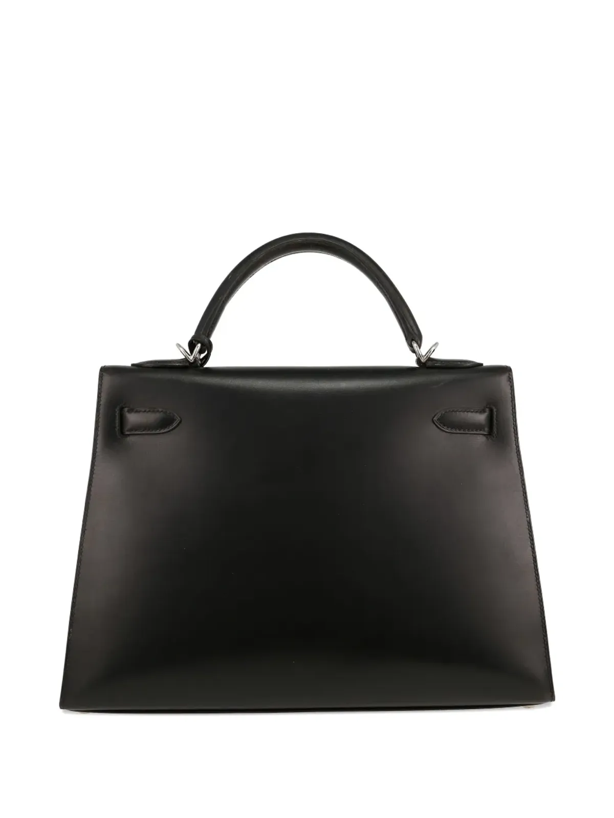 Hermès ビンテージ ケリー レザー トートバッグ - ブラック - 画像2