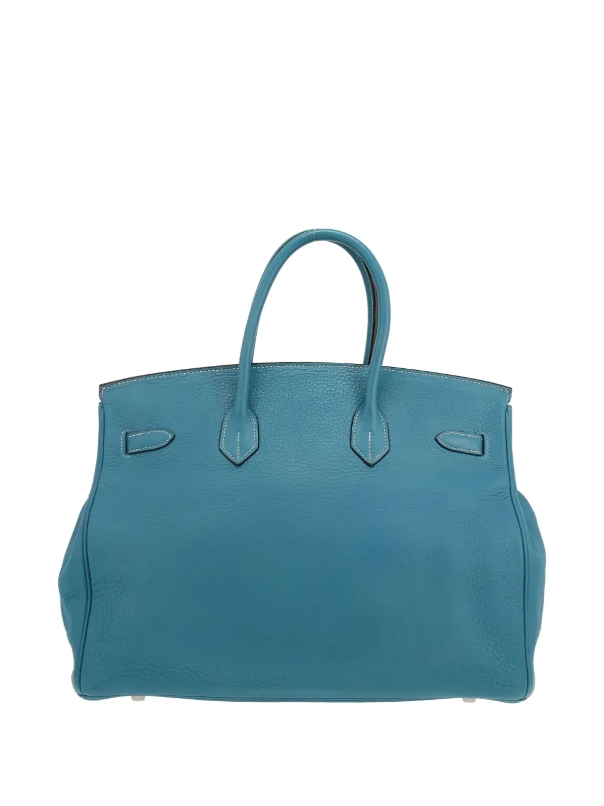 Hermès ビンテージ 2007 Birkin 35 レザー トートバッグ - ブルー - 画像2