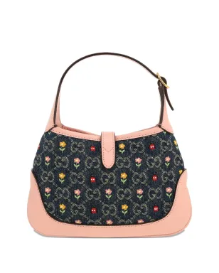 Gucci ビンテージ ジャッキー・モノグラム柄ミニバッグ ピンク - サムネイル2