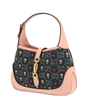 Gucci ビンテージ ジャッキー・モノグラム柄ミニバッグ ピンク - サムネイル3