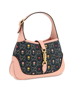 Gucci ビンテージ ジャッキー・モノグラム柄ミニバッグ ピンク - サムネイル4