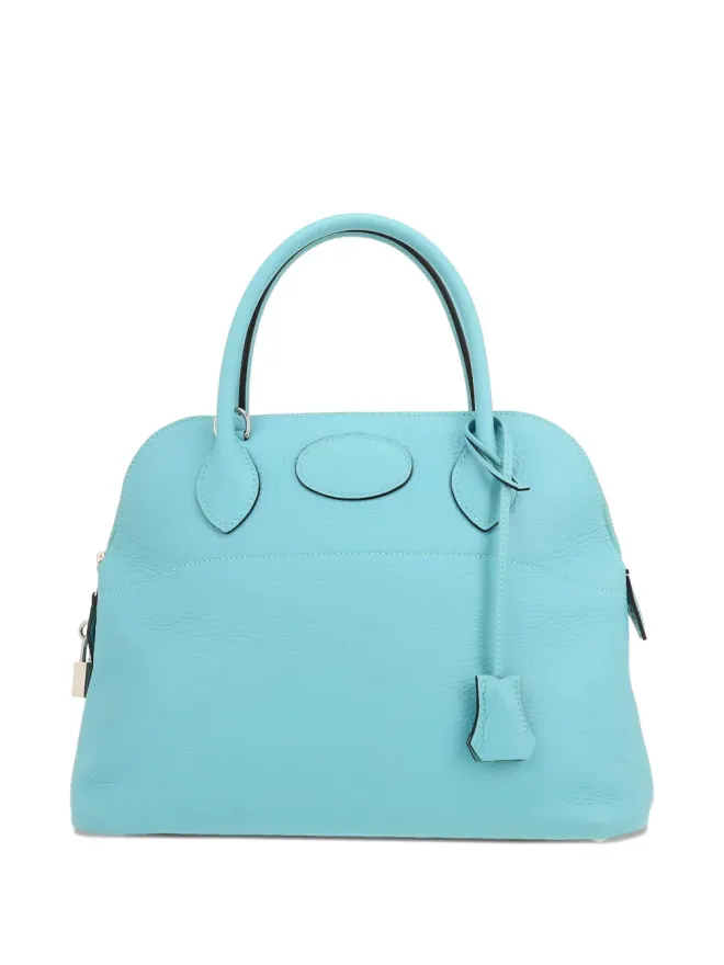 Hermès Pre-Owned Hermès ビンテージ 2015 Bolide 31 レザー トートバッグ - ブルーの商品画像