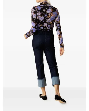 Avenue Montaigne Bonnie cuffed-hem jeans - サムネイル3