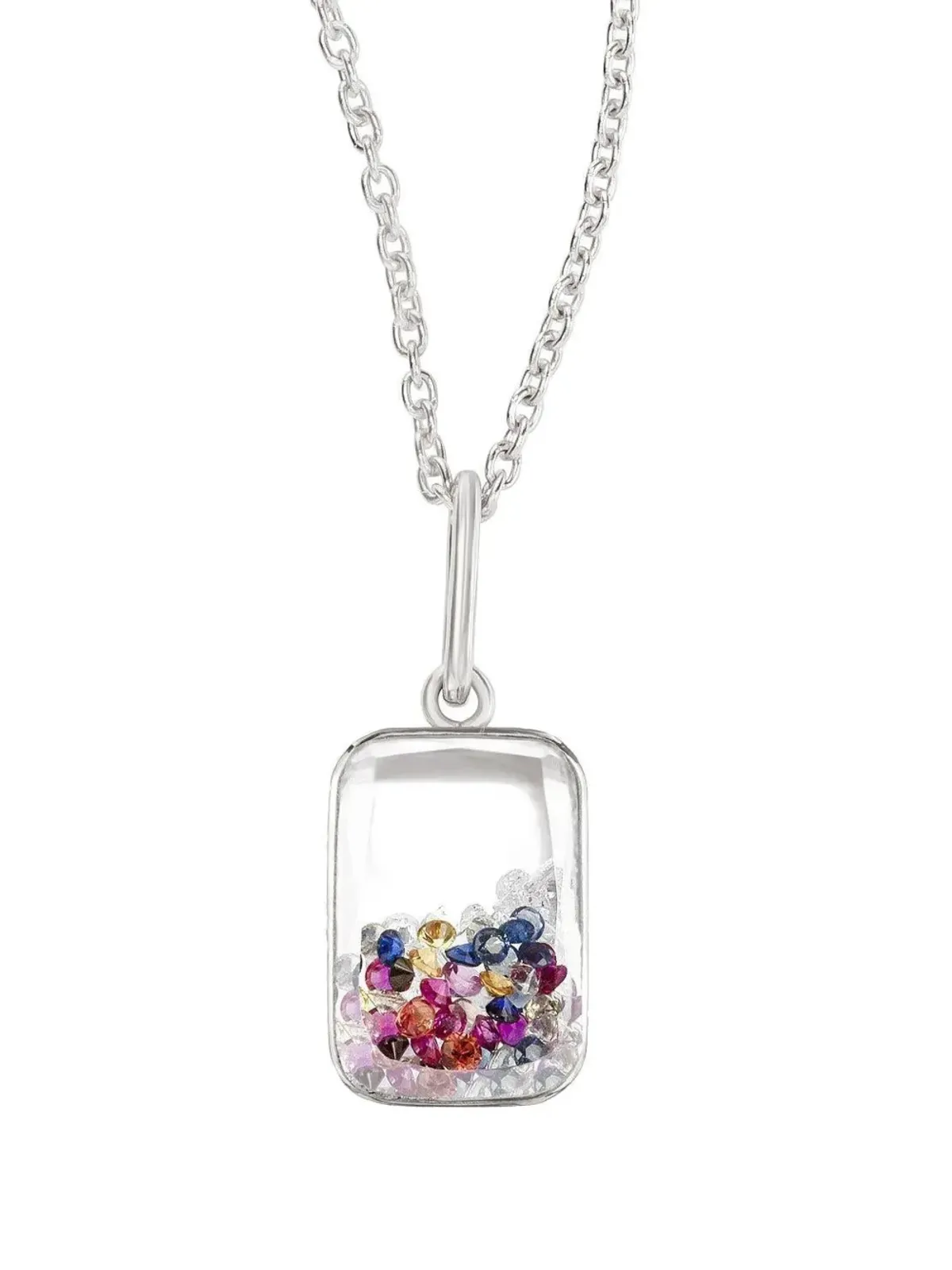 Moritz Glik ネックレス - Ten Fourteen Petite Confetti multi-stone - 画像1