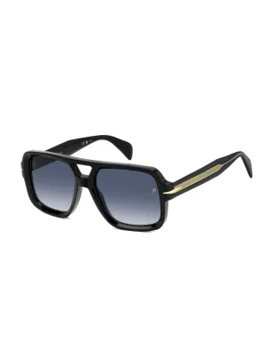 Eyewear by David Beckham 幾何学的サングラス - Black - サムネイル2