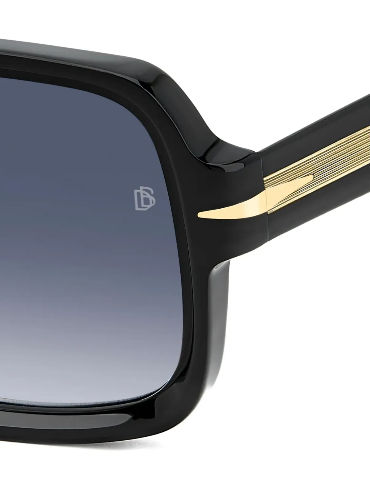 Eyewear by David Beckham 幾何学的サングラス - Black - 画像3