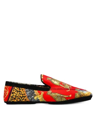 Versace Home 動物柄のホームローファー - サムネイル1