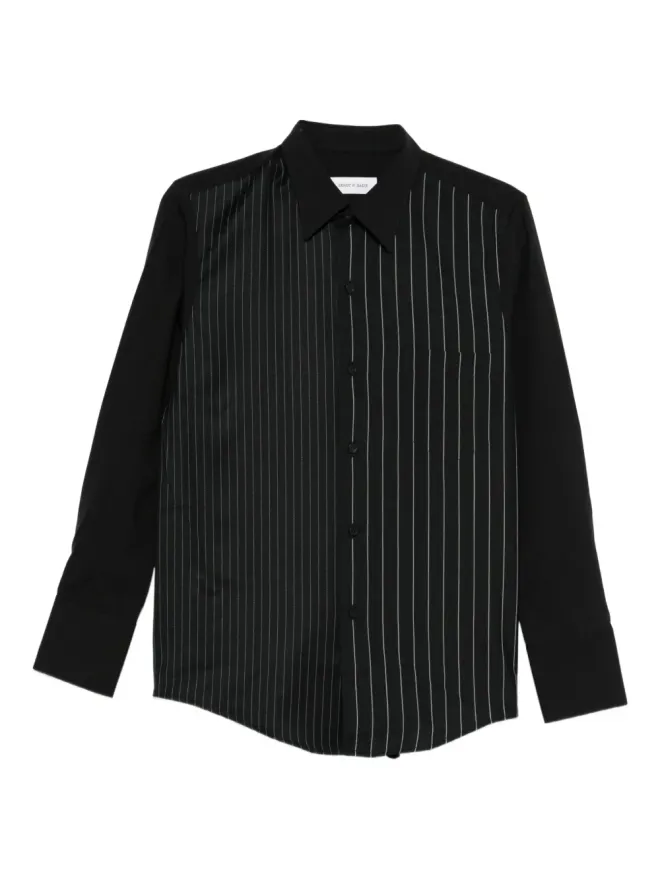 ERNEST W. BAKER Ernest W. Baker ピンストライプ パッチポケット シャツの商品画像