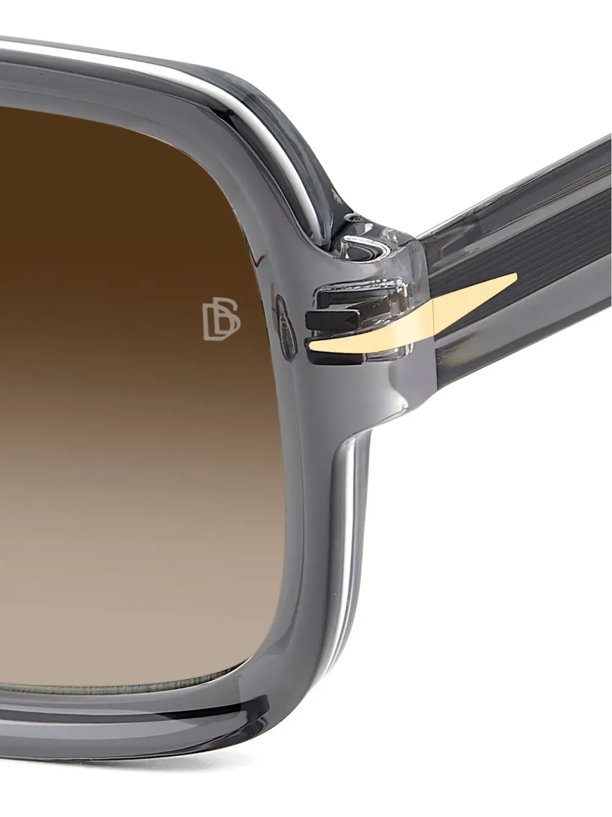 Eyewear by David Beckham スカルプテッドフレーム サングラス - 画像3