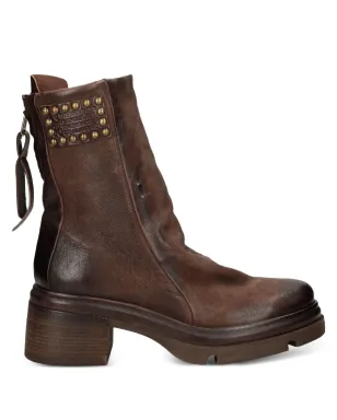 A.S.98 スタッズ付きヒールブーツ - Brown - サムネイル1