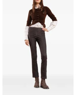 Avenue Montaigne ジェットセット トーンステッチジーンズ - ブラウン - サムネイル2