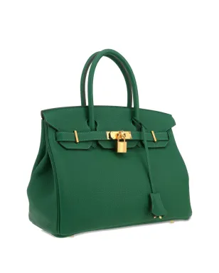 ビンテージ Hermès Birkin 30 レザー トートバッグ - サムネイル4