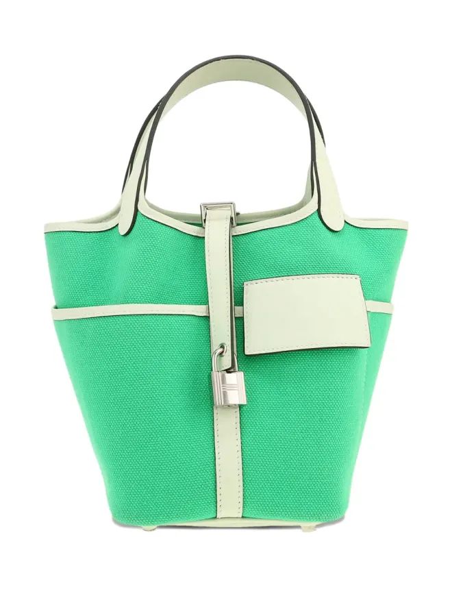 Hermès Pre-Owned Hermès ビンテージ Picotin キャンバス バケットバッグ 2023年 グリーンの商品画像