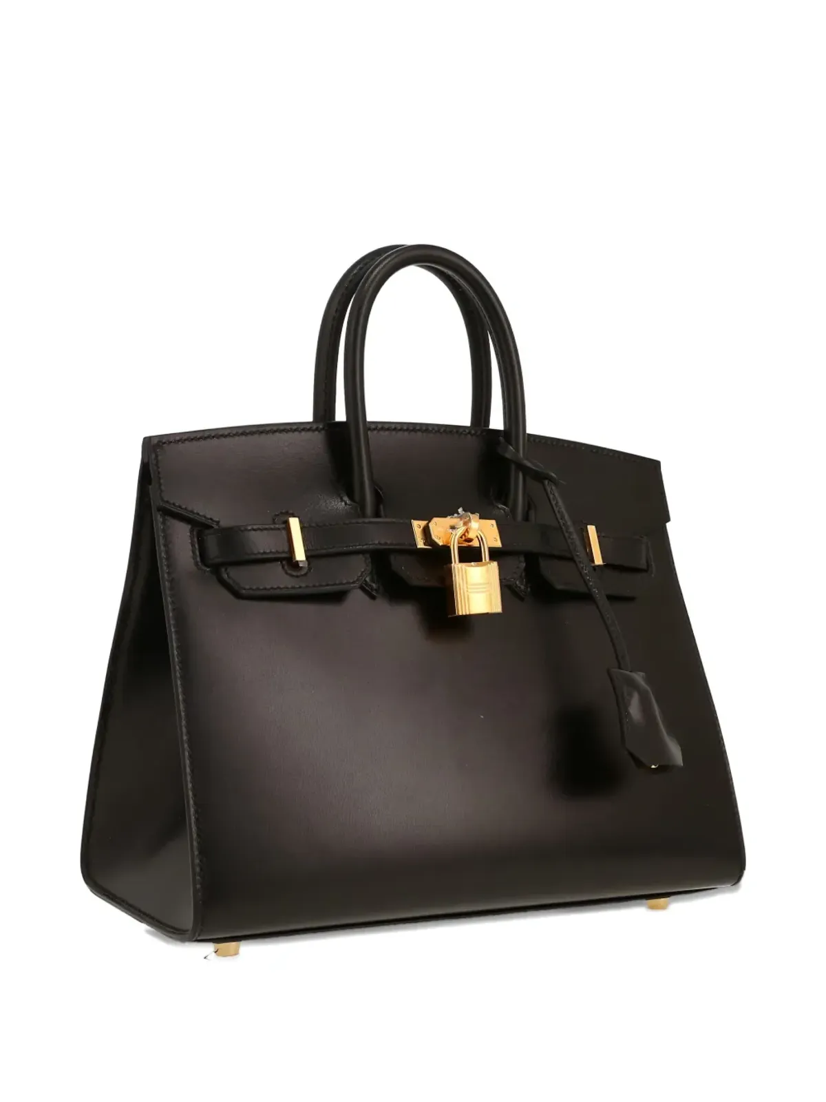 Hermès ビンテージ 2025年 バーキン25 レザー トートバッグ - ブラック - 画像5