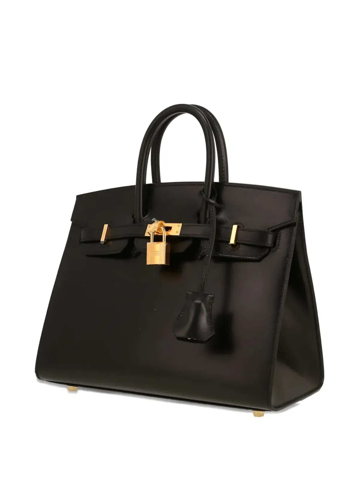 Hermès ビンテージ 2025年 バーキン25 レザー トートバッグ - ブラック - 画像4