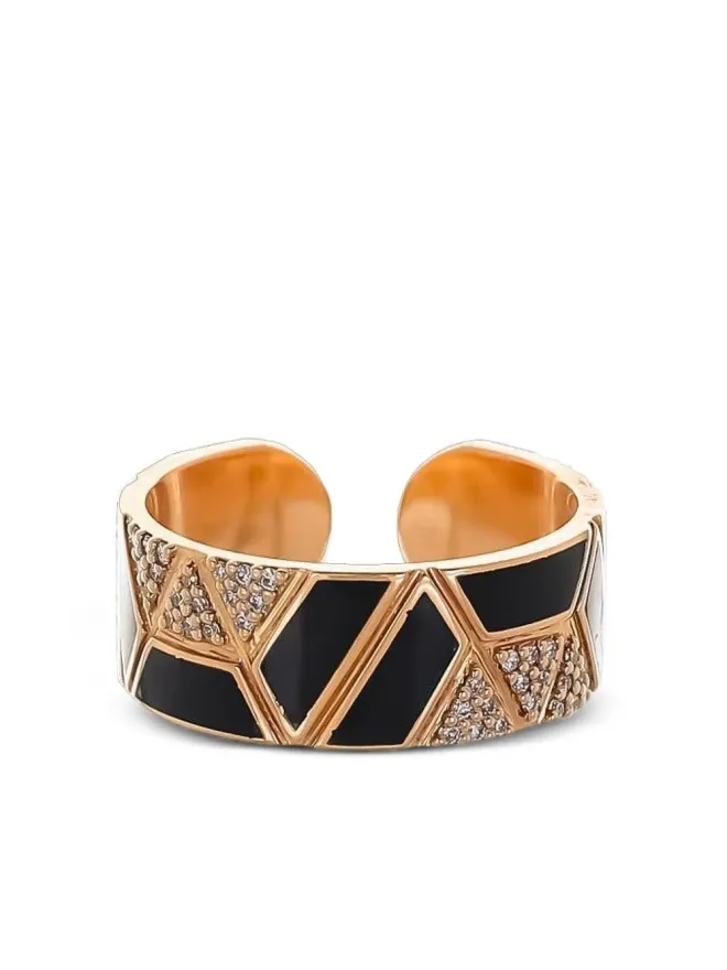 Alessa Jewelry Alessa Jewelry 18K ローズゴールド エリクサー ダイヤモンドリング - ピンクの商品画像