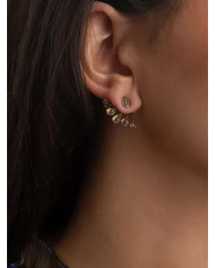 Stefere 18K イエローゴールド ダイヤモンド イヤリング - サムネイル2