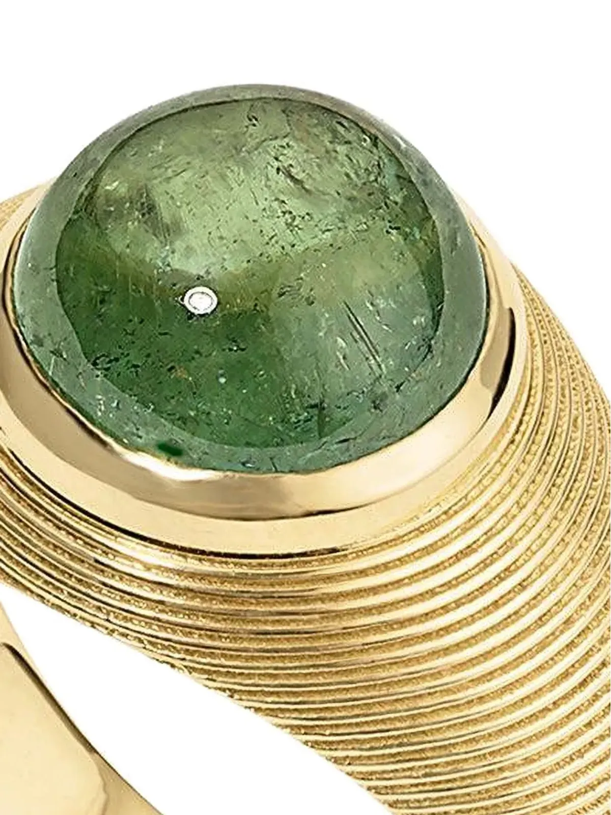Jade Ruzzo 18K イエローゴールド トルマリン シンバルリング - 画像2