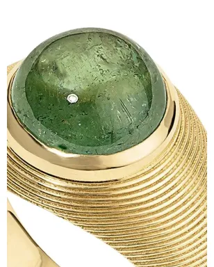 Jade Ruzzo 18K イエローゴールド トルマリン シンバルリング - サムネイル2