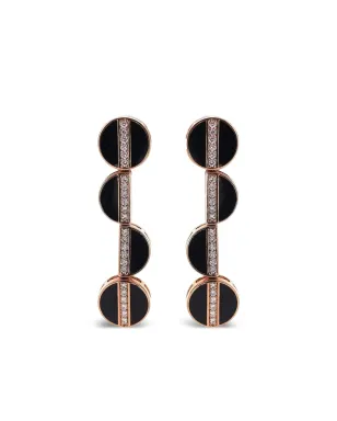 Alessa Jewelry エリクサー 18K ローズゴールド ダイヤモンド イヤリング - サムネイル1
