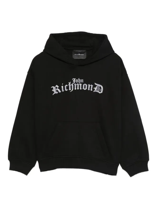 John Richmond Junior John Richmond Junior ロゴプリントパーカーの商品画像