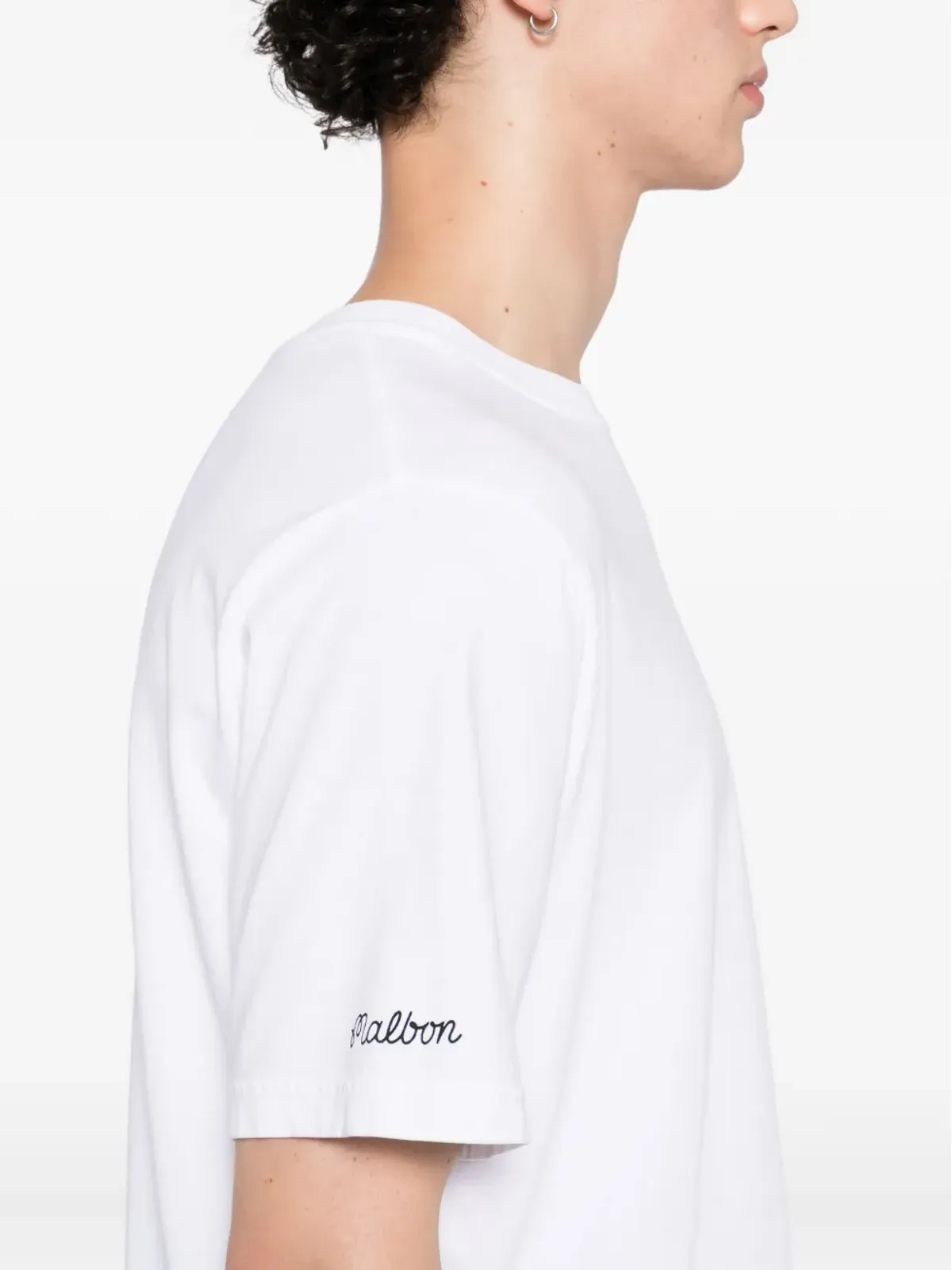 Malbon Golf バーミューダTシャツ - ホワイト - 画像5