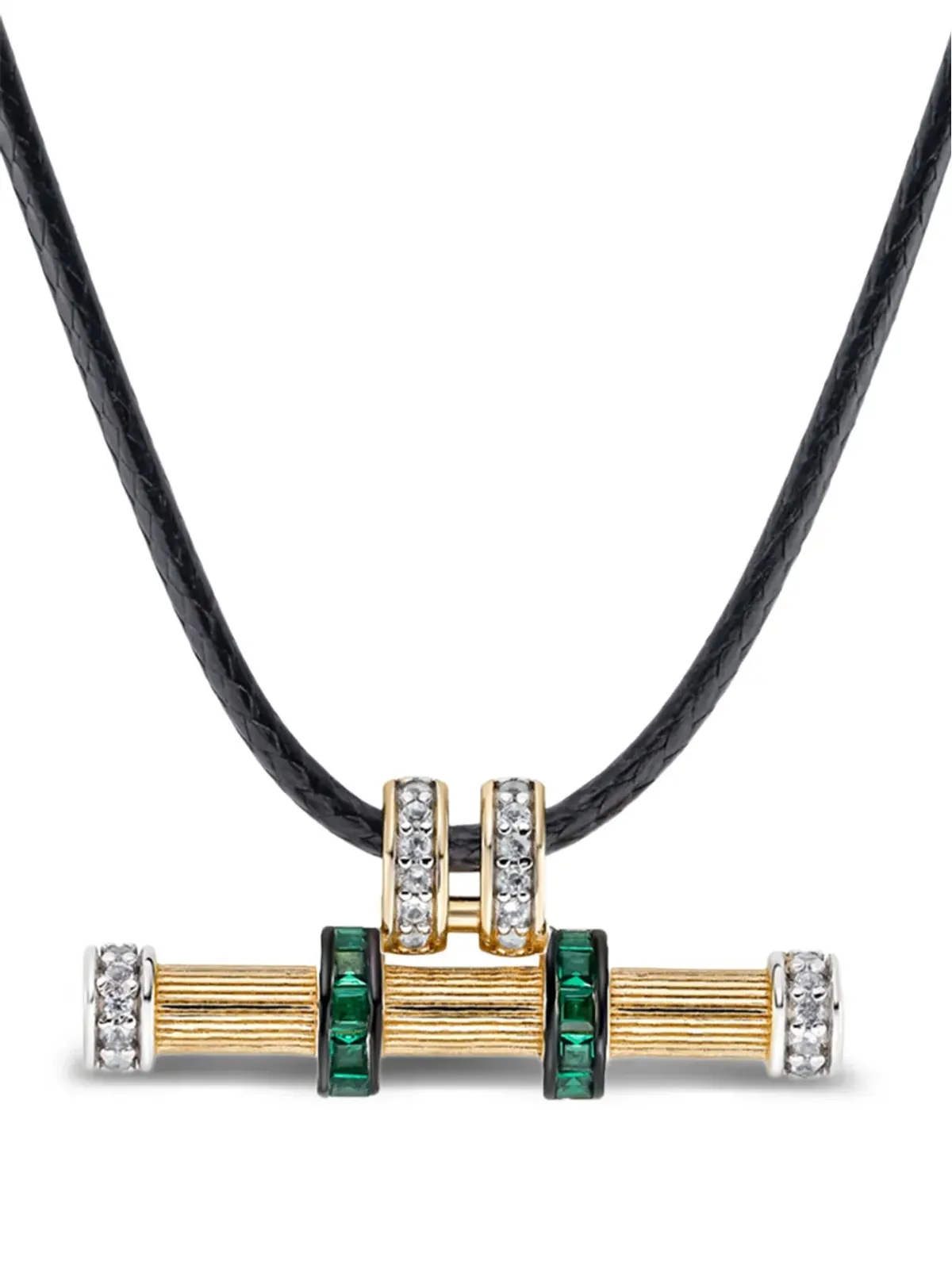 V JEWELLERY Maya クリスタル装飾ネックレス - Gold - 画像2