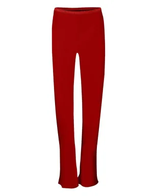 Peter Cohen シルクのワイドレッグパンツ - レッド - サムネイル1