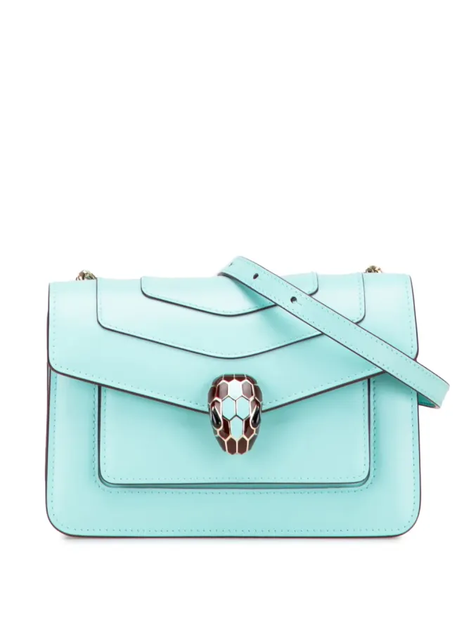 Bvlgari Pre-Owned Bvlgari ビンテージ セルペンティフォーエバー クロスボディバッグ - ブルーの商品画像