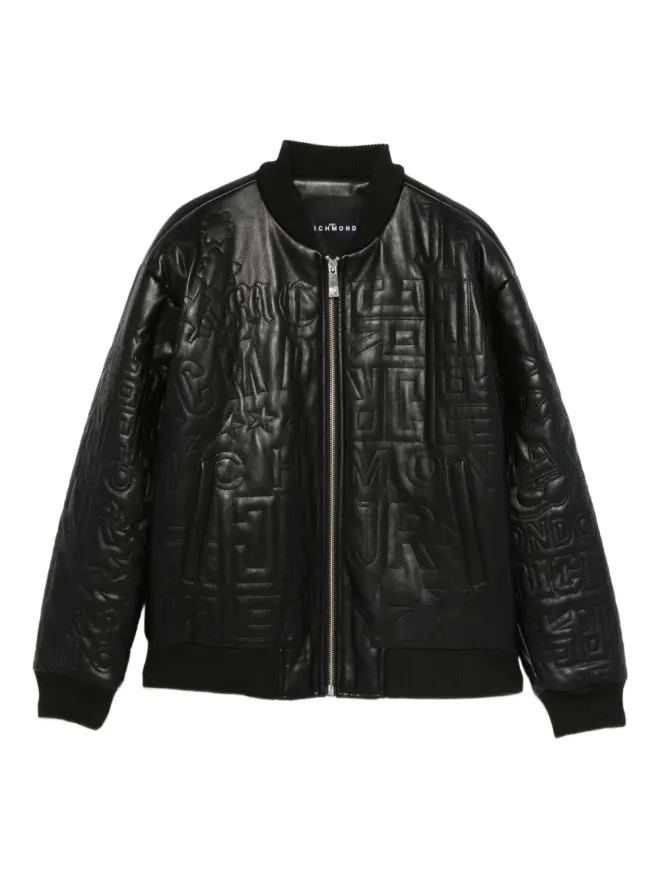 John Richmond Junior John Richmond Junior ロゴエンボスジャケットの商品画像
