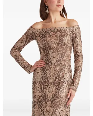 Tadashi Shoji オフショルダーマキシドレス - サムネイル4