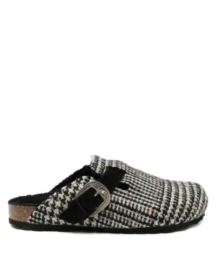 TAJI x Faliero Sarti tweed mules - Black - サムネイル1