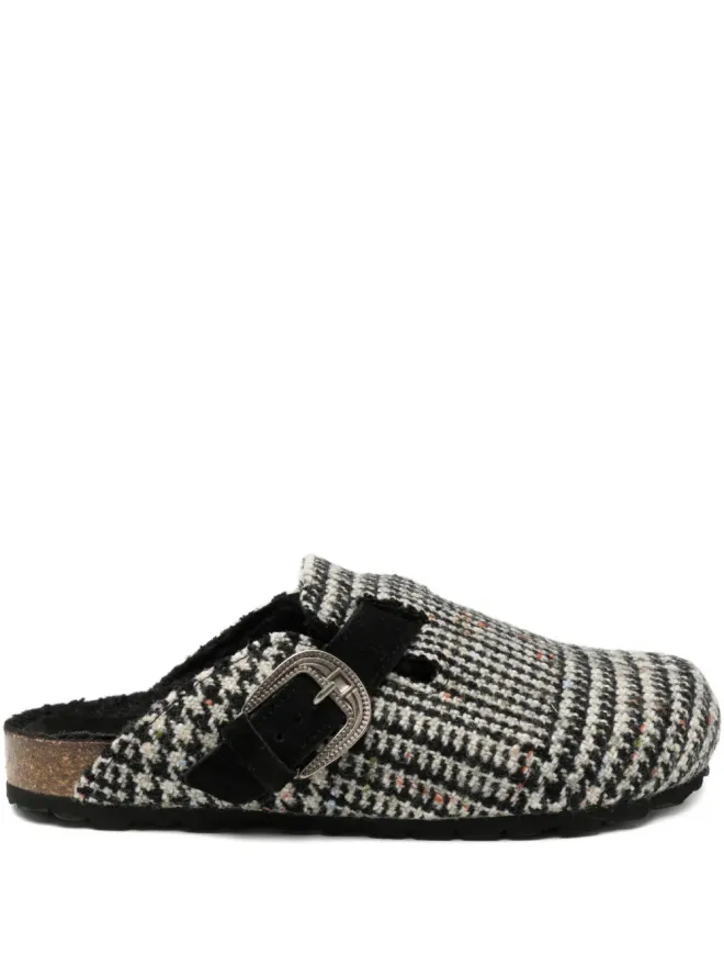 TAJI TAJI x Faliero Sarti tweed mules - Blackの商品画像
