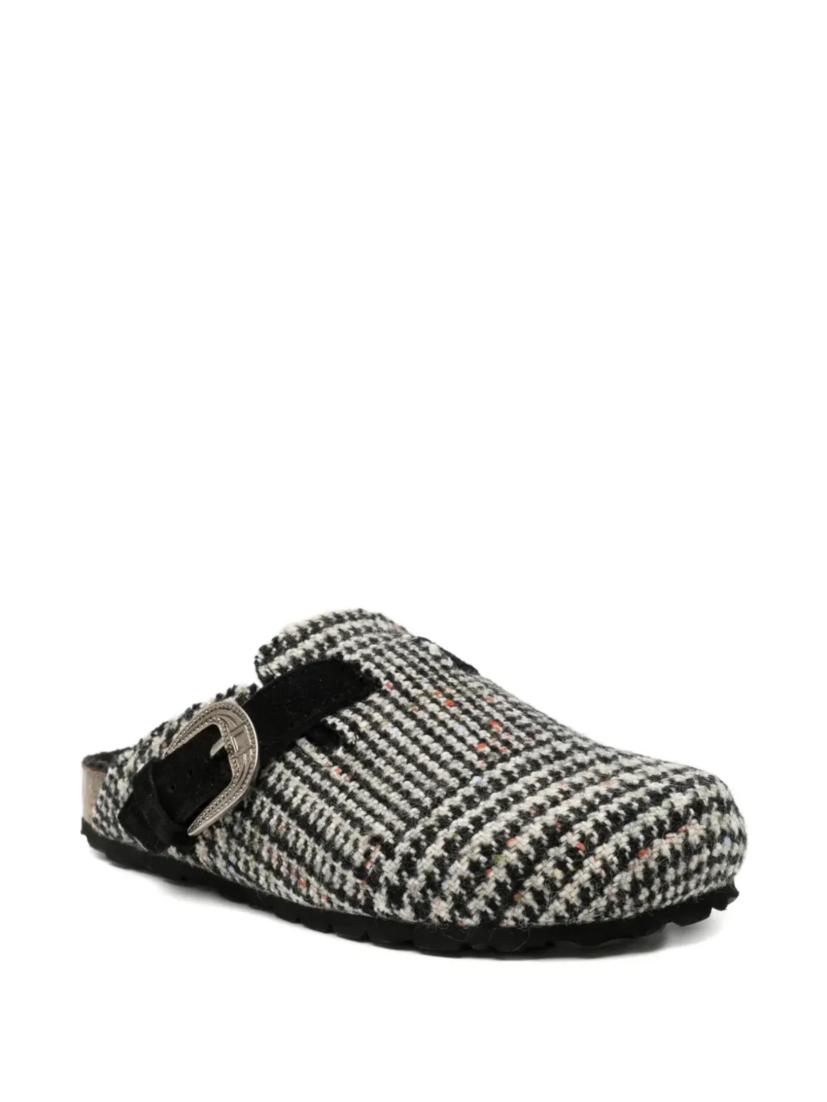 TAJI x Faliero Sarti tweed mules - Black - 画像2