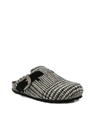 TAJI x Faliero Sarti tweed mules - Black - サムネイル2