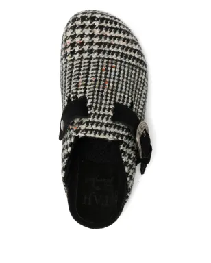TAJI x Faliero Sarti tweed mules - Black - サムネイル4